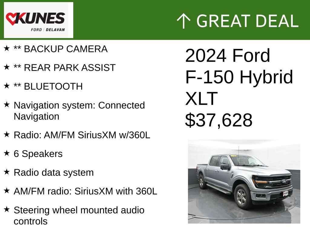 Certified 2024 Ford F-150 XLT Truck SuperCrew Cab