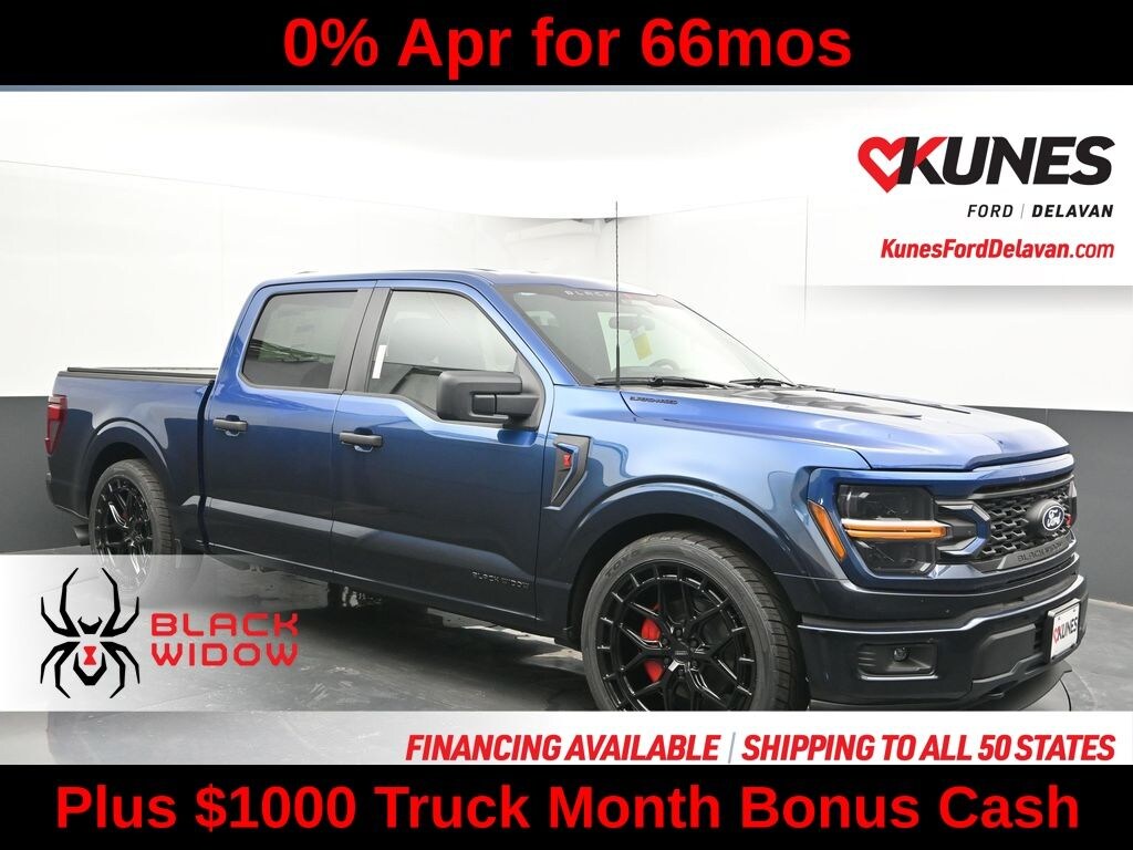 New 2025 Ford F-150 SCA Black Widow Supercharged Truck SuperCrew Cab