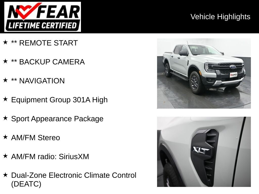 Used 2024 Ford Ranger XLT Truck SuperCrew