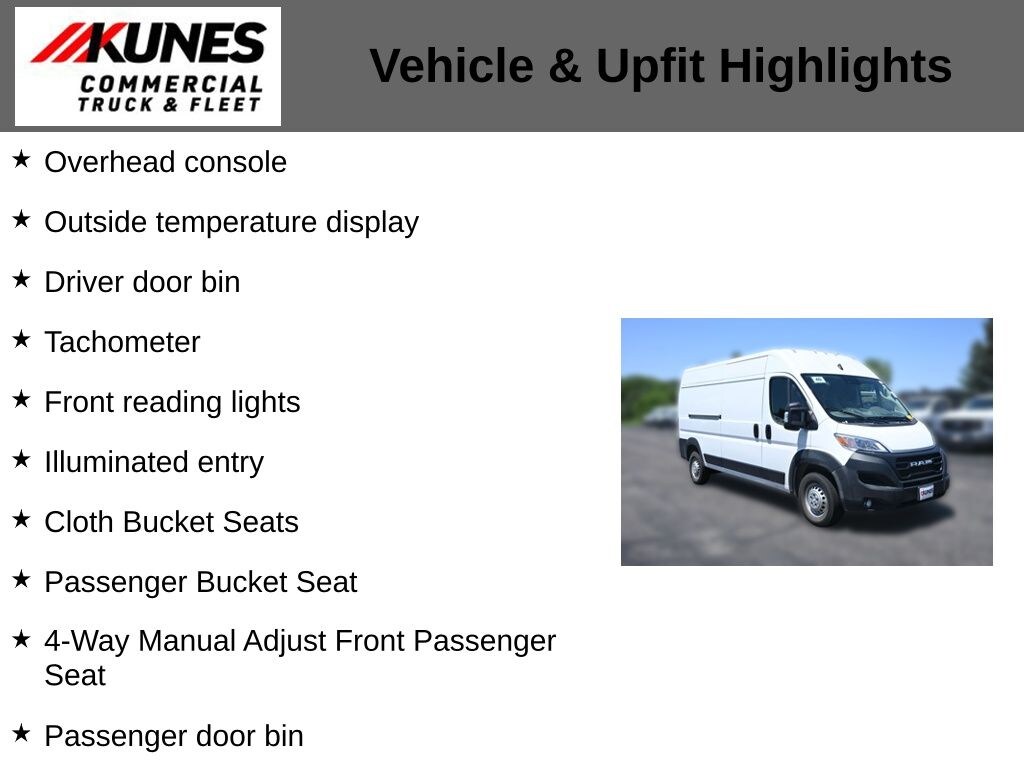 Certified 2026 Ram ProMaster 2500 High Roof Van Cargo Van