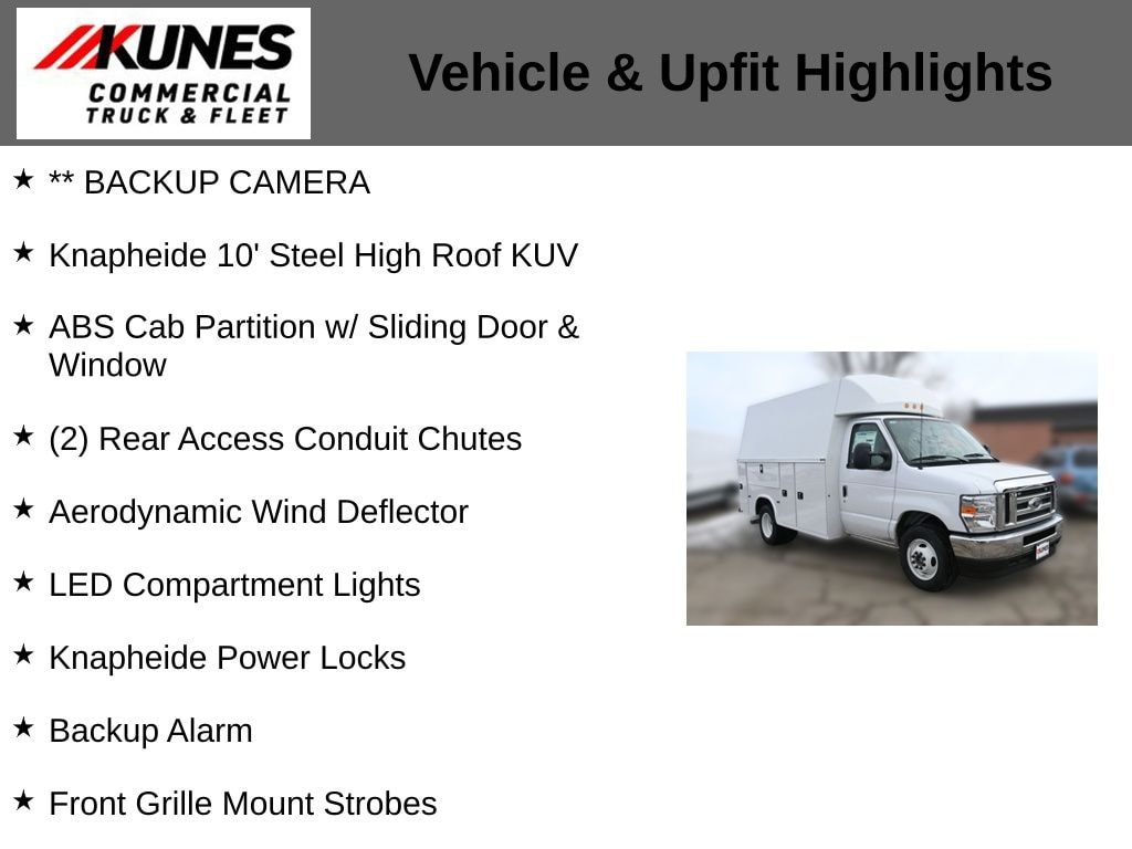 New 2025 Ford E-350 Cutaway Base Enclosed Service Body Truck