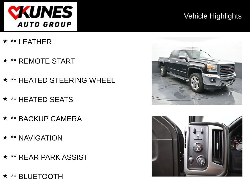 Used 2016 GMC Sierra 2500HD SLT Truck Crew Cab