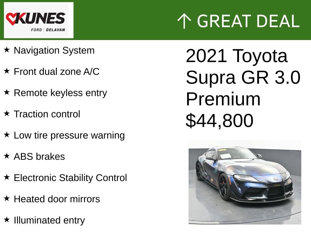 Used 2021 Toyota GR Supra A91 Edition Coupe