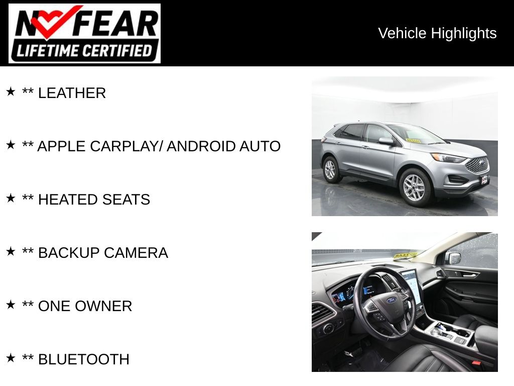 Certified 2023 Ford Edge SEL with VIN 2FMPK4J98PBA31563 for sale in Delavan, WI