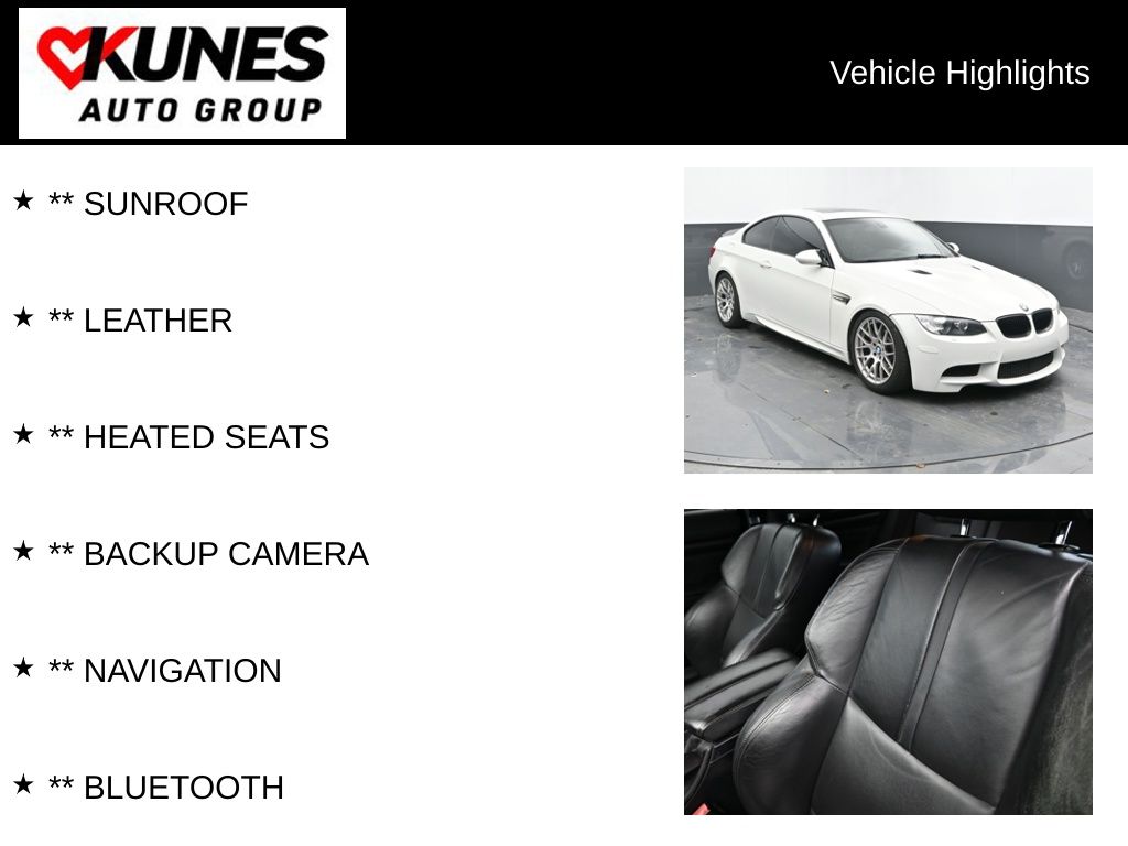 Used 2013 BMW 3 Series M3 with VIN WBSKG9C52DJ593871 for sale in Delavan, WI