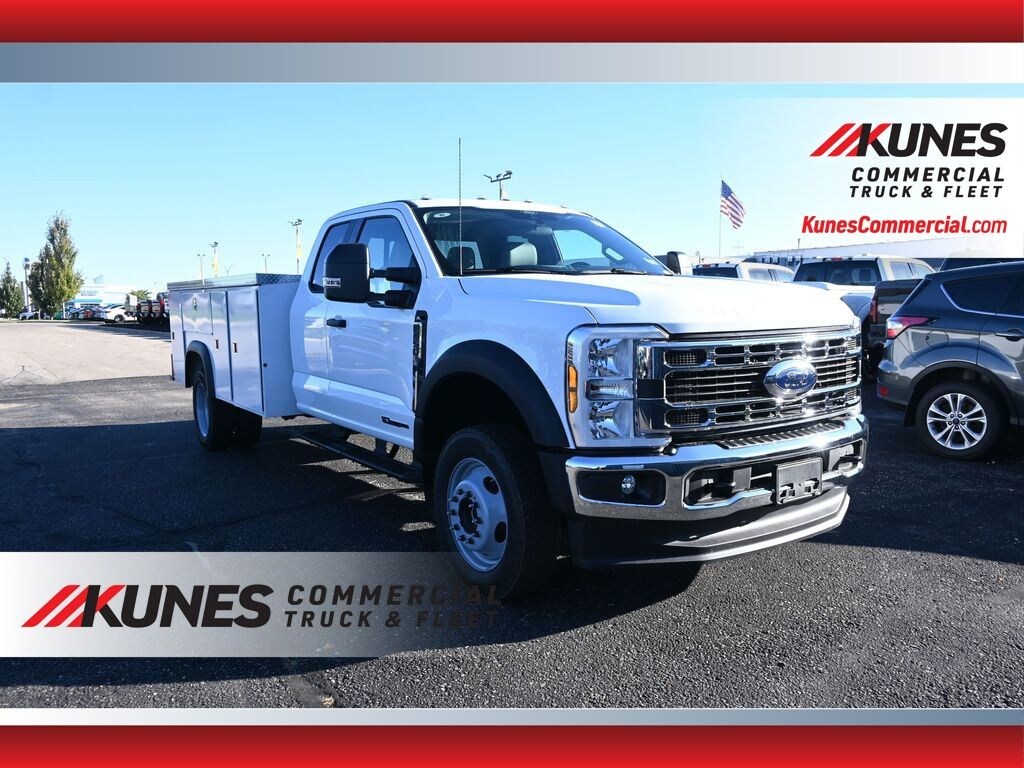 New 2026 Ford F-450 Chassis XL Service Utility Body Truck Super Cab