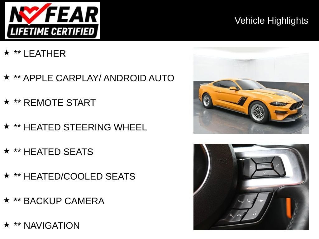 Certified 2019 Ford Mustang GT Premium Roush Stage 3 Supercharged ON Bags Full Coupe