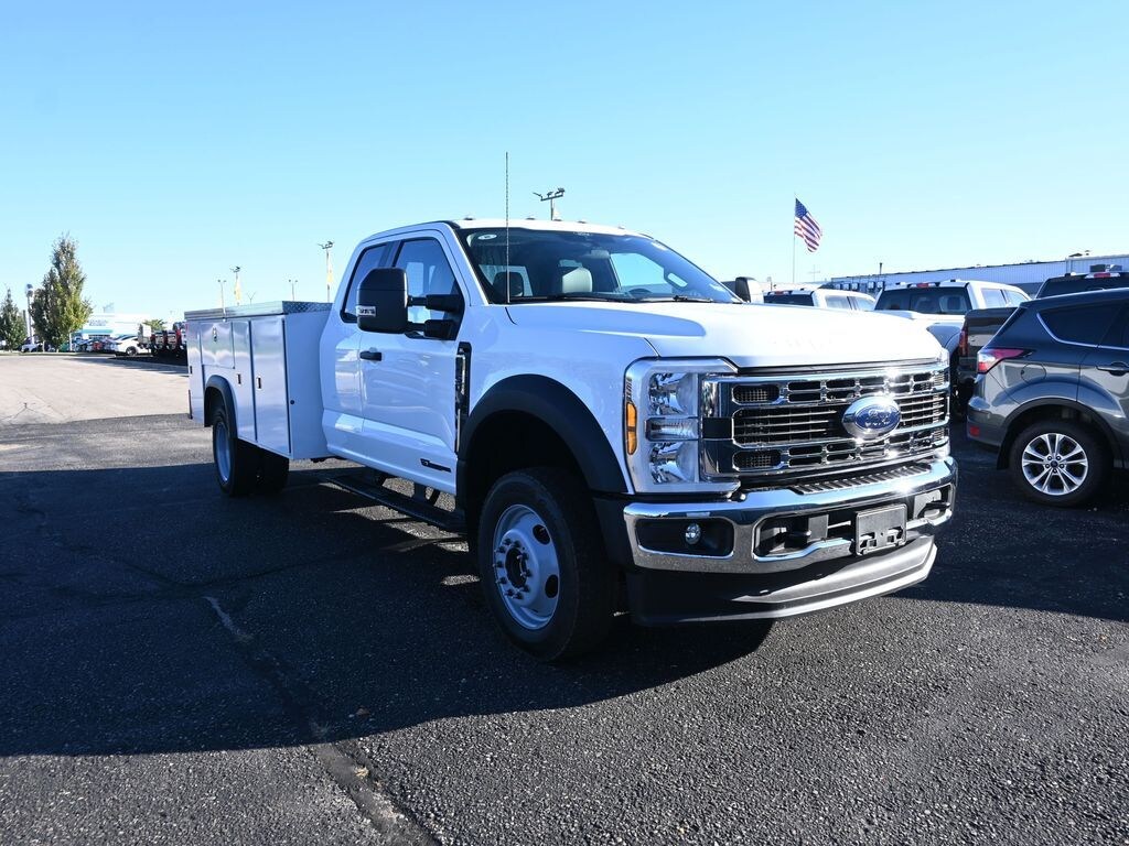 New 2026 Ford F-450 Chassis XL Service Utility Body Truck Super Cab
