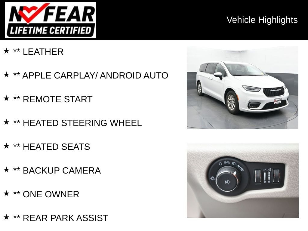 Certified 2023 Chrysler Pacifica Touring L Van Passenger Van