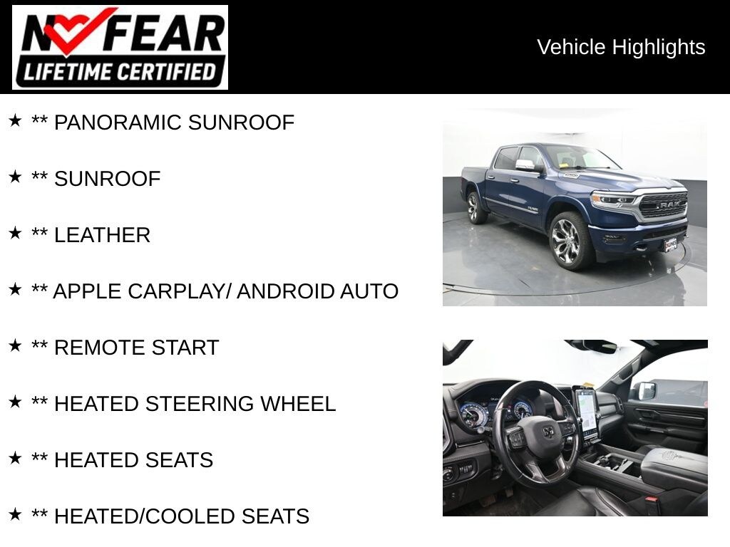 Certified 2022 Ram 1500 Limited Truck Crew Cab