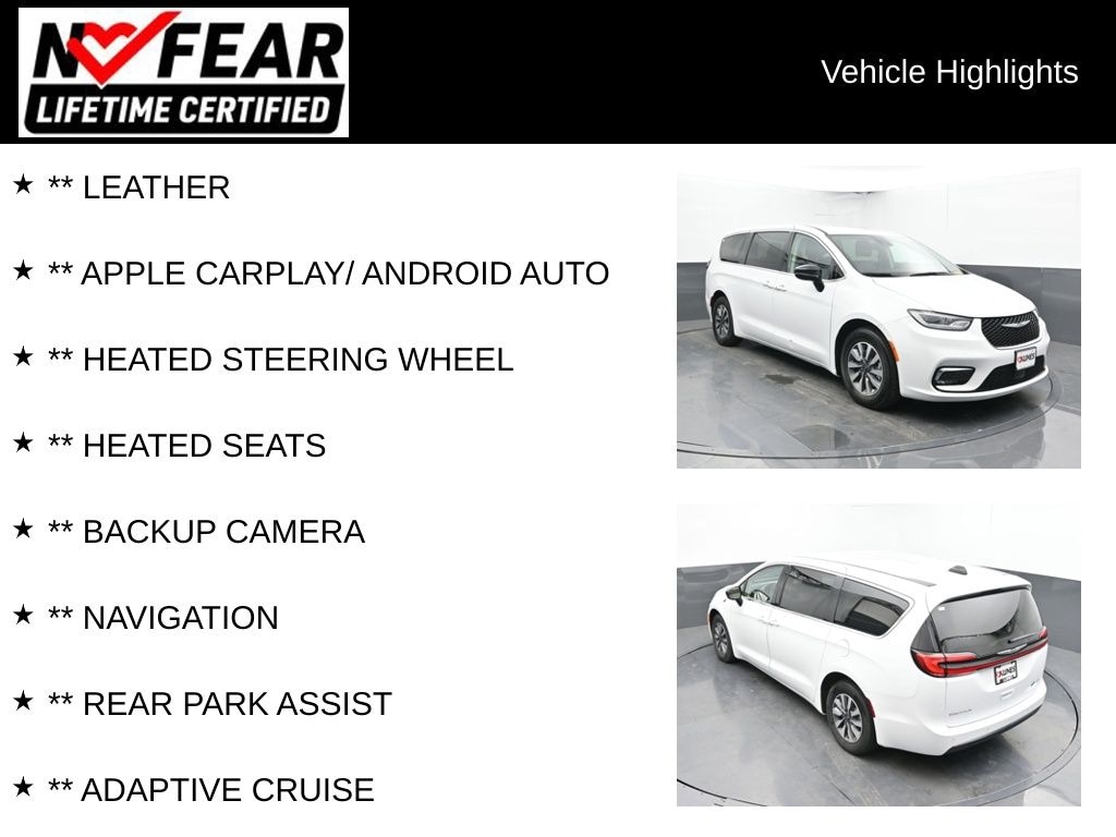 Used 2024 Chrysler Pacifica Plug-In Hybrid Select Van Passenger Van