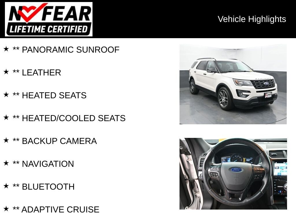 Certified 2017 Ford Explorer Sport SUV