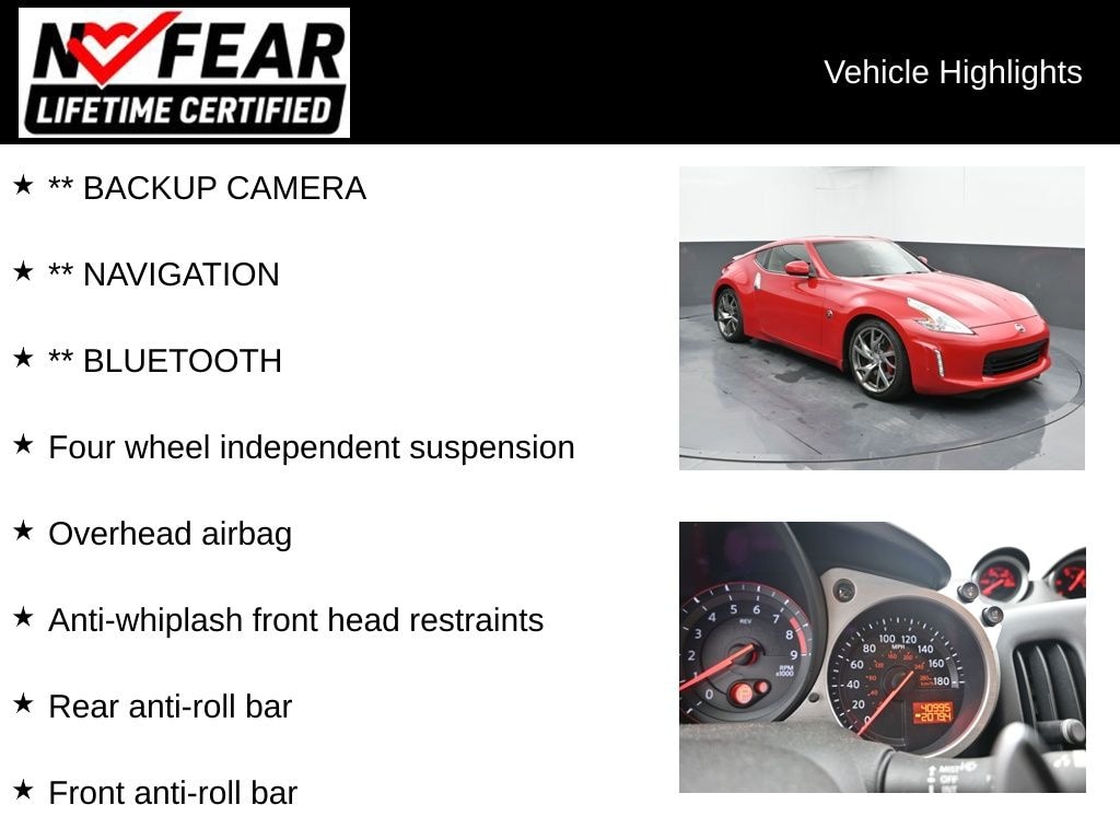 Certified 2016 Nissan 370Z Sport Tech Coupe