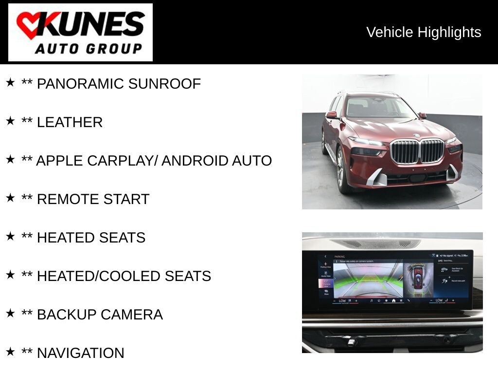 Certified 2025 BMW X7 xDrive40i SUV