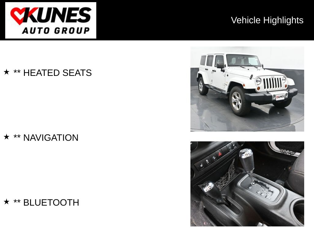 Used 2013 Jeep Wrangler Unlimited Sahara with VIN 1C4BJWEG8DL704742 for sale in Delavan, WI