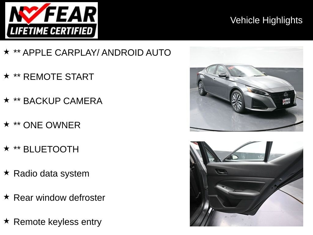 Certified 2024 Nissan Altima 2.5 SV Sedan