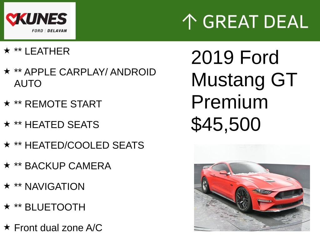 Certified 2019 Ford Mustang GT Premium Procharded, 975 WHP+, Triple Pump, ETC. Coupe