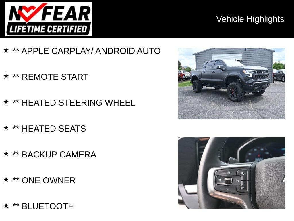 Certified 2025 Chevrolet Silverado 1500 RST Black Widow Edition Truck Crew Cab