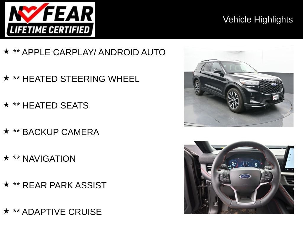 Certified 2026 Ford Explorer ST-Line SUV