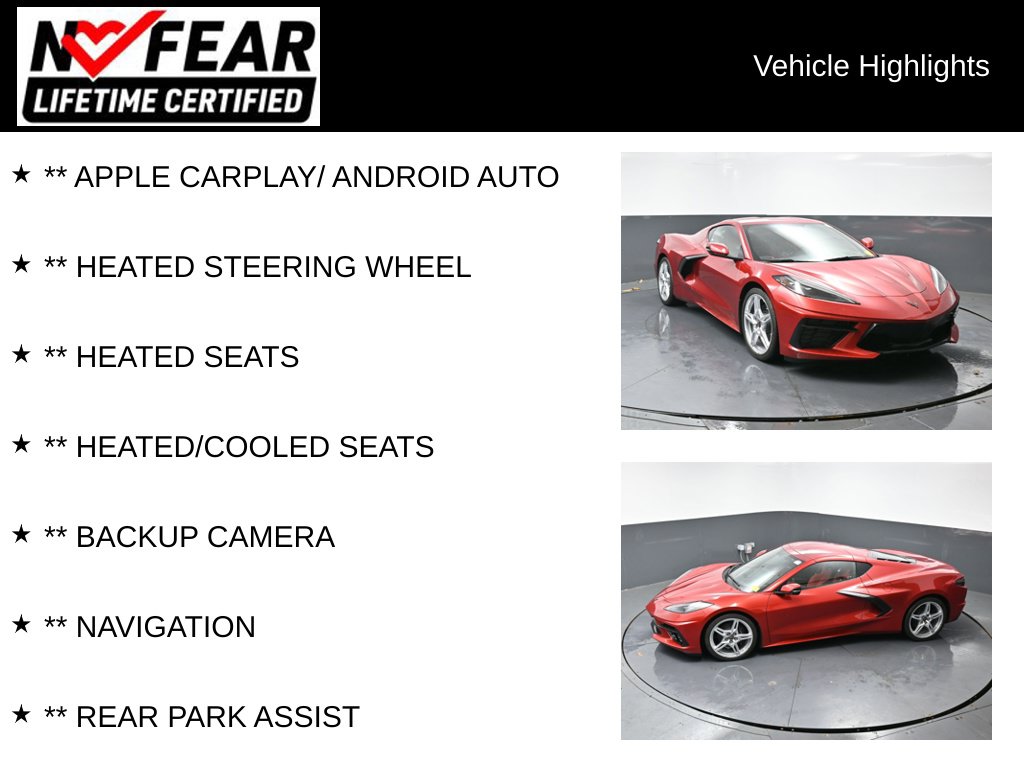 Used 2021 Chevrolet Corvette Stingray Stingray 2LT Coupe
