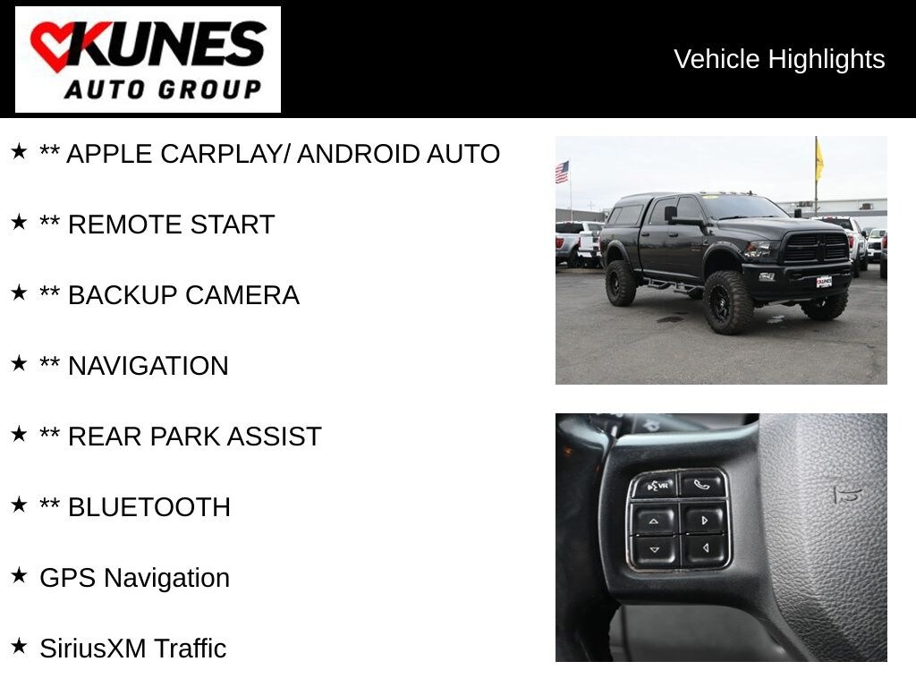 Used 2016 Ram 2500 Big Horn Truck Crew Cab