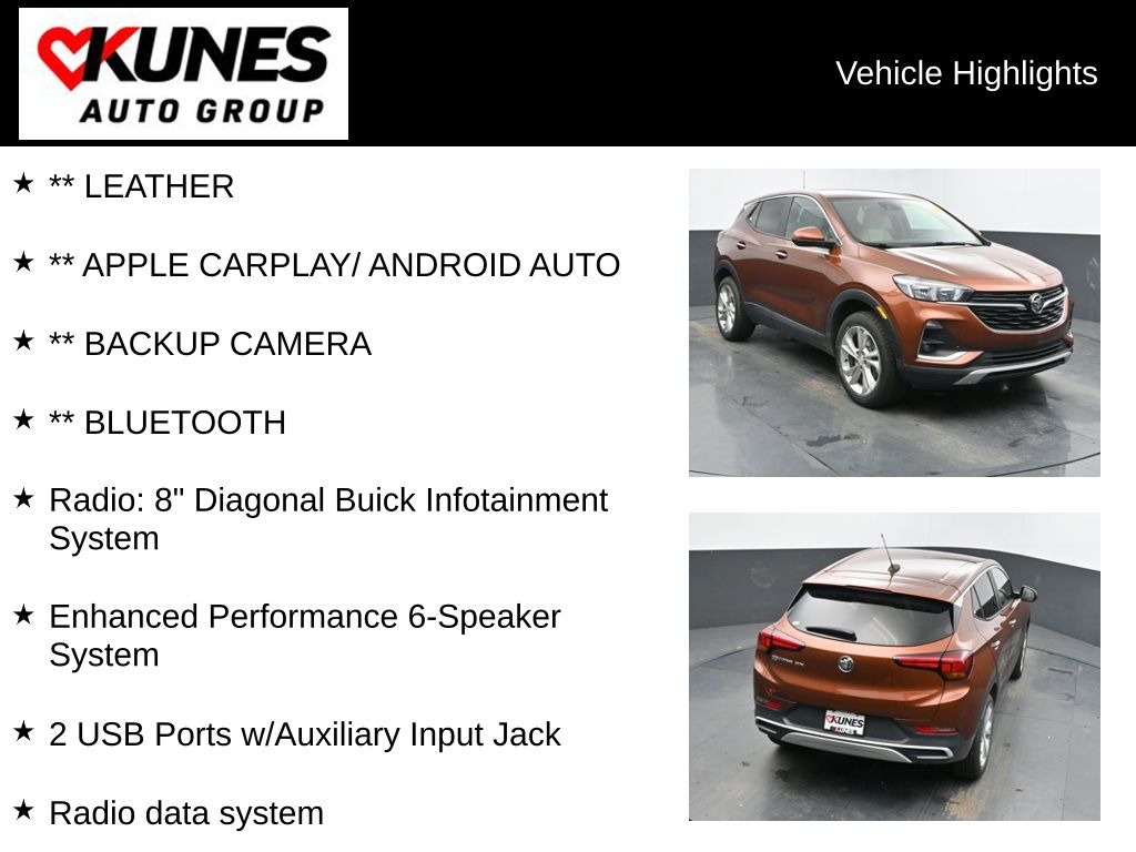 Used 2020 Buick Encore GX Preferred with VIN KL4MMCSL6LB109192 for sale in Delavan, WI