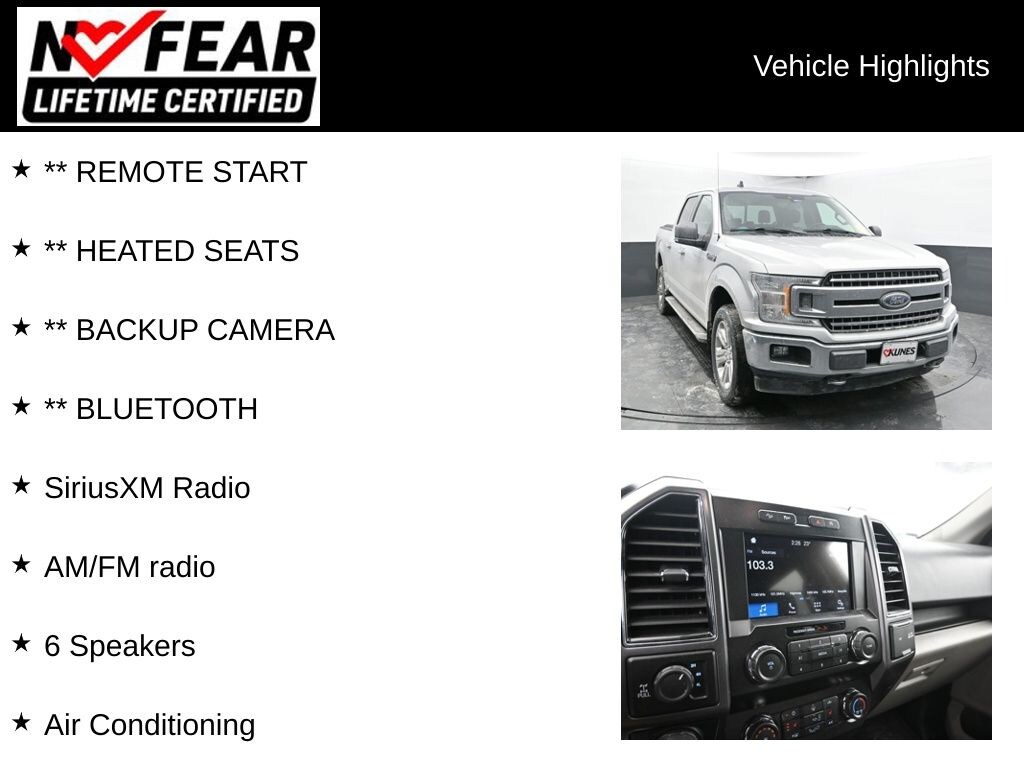 Used 2019 Ford F-150 XLT Truck SuperCrew Cab