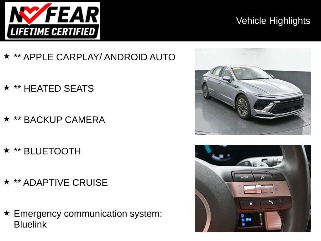 Used 2024 Hyundai Sonata Hybrid SEL Sedan