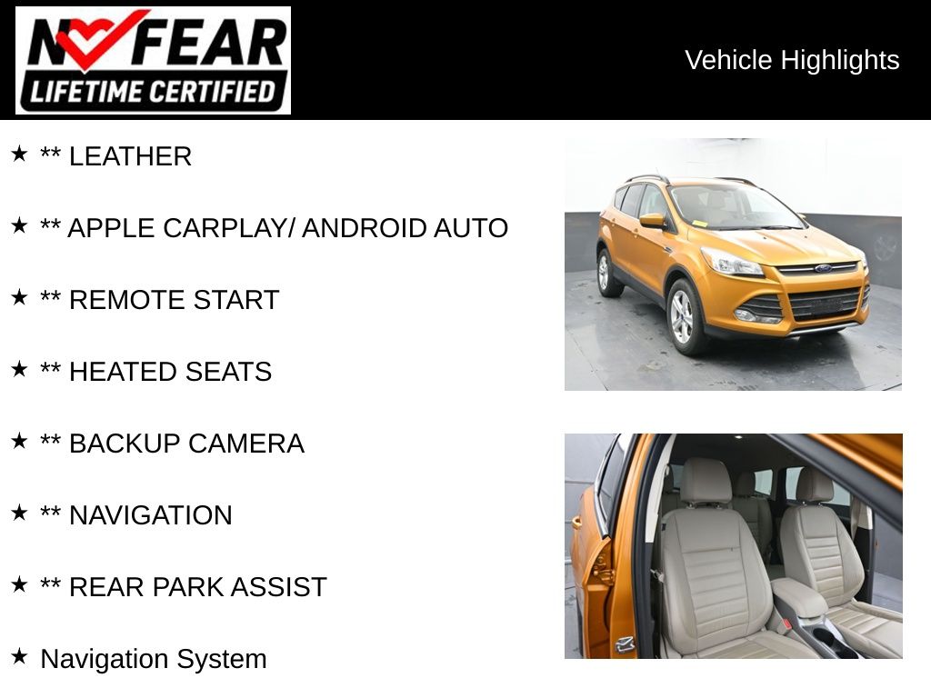 Used 2016 Ford Escape SE with VIN 1FMCU9G95GUC75064 for sale in Delavan, WI