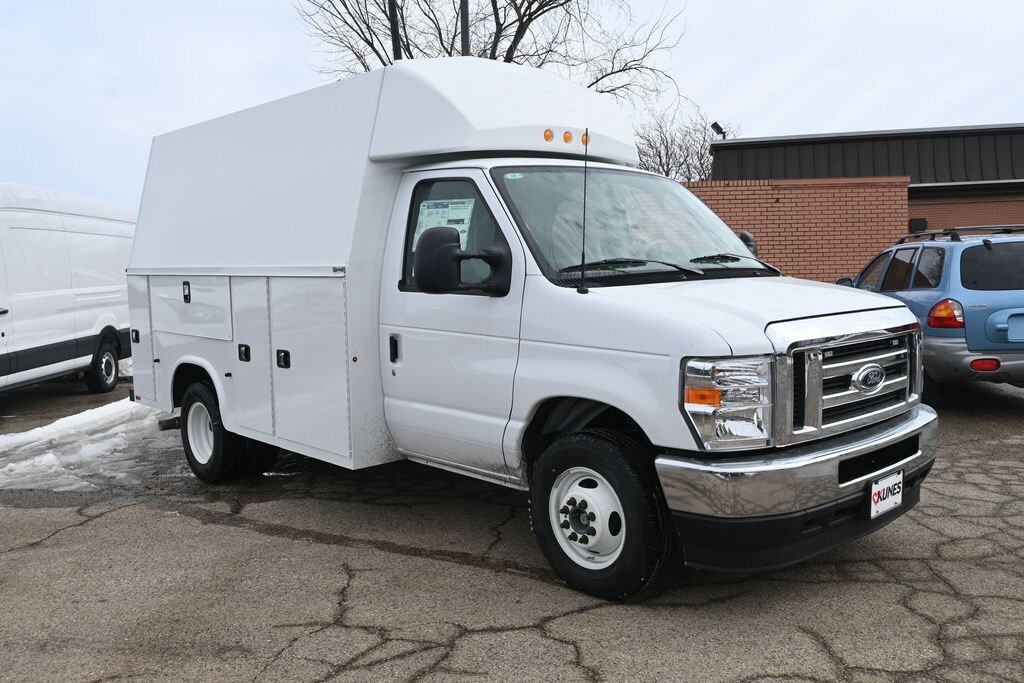 New 2025 Ford E-350 Cutaway Base Enclosed Service Body Truck