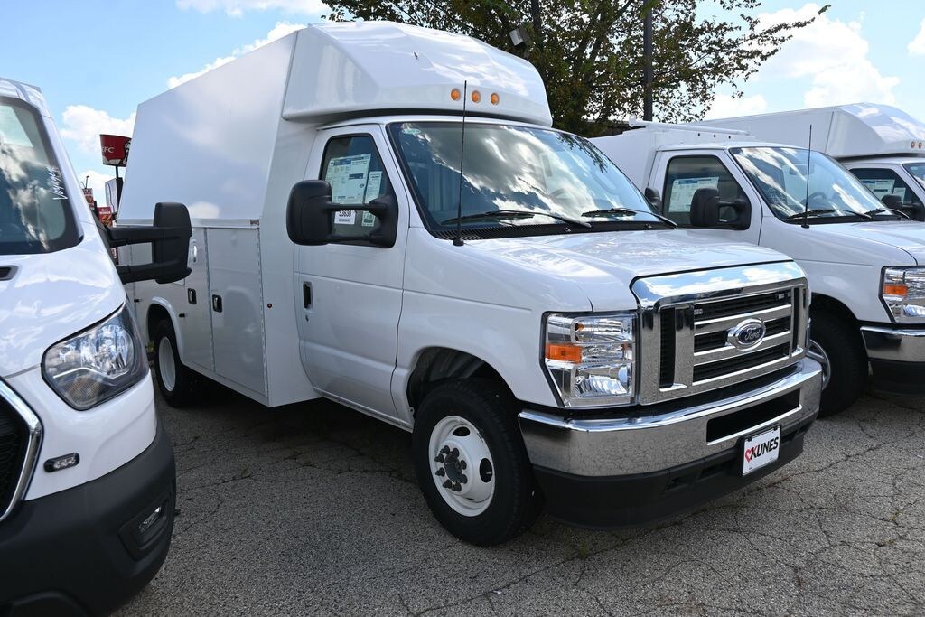 New 2025 Ford E-350 Cutaway Base Enclosed Service Body Truck