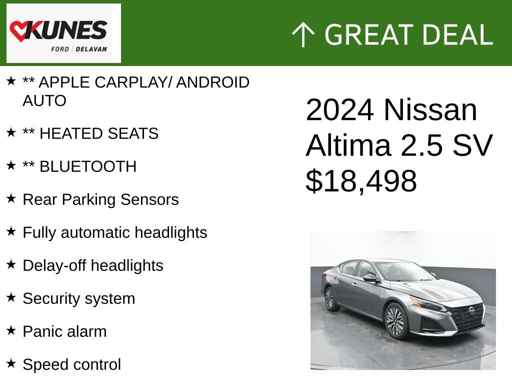 Used 2024 Nissan Altima 2.5 SV Sedan