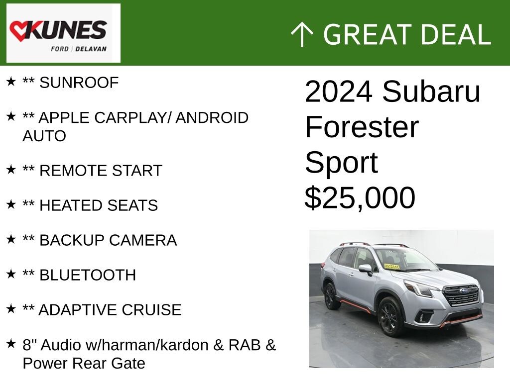 Used 2024 Subaru Forester Sport SUV