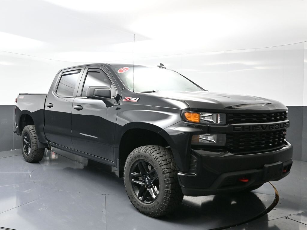 Used 2021 Chevrolet Silverado 1500 Custom Trail Boss Truck Crew Cab