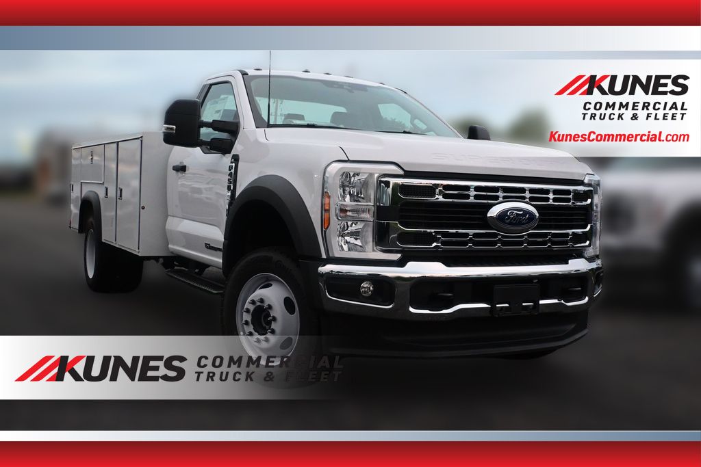 New 2025 Ford F-450 Chassis XL Service Utility Body Truck Regular Cab