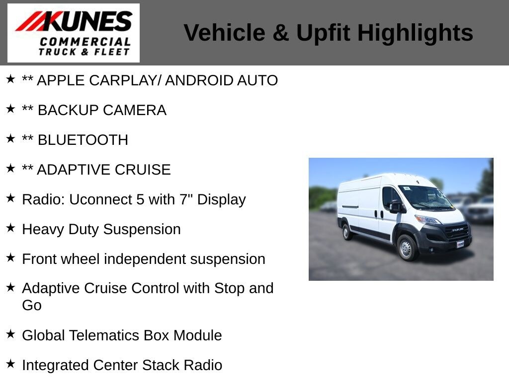 Certified 2026 Ram ProMaster 2500 High Roof Van Cargo Van