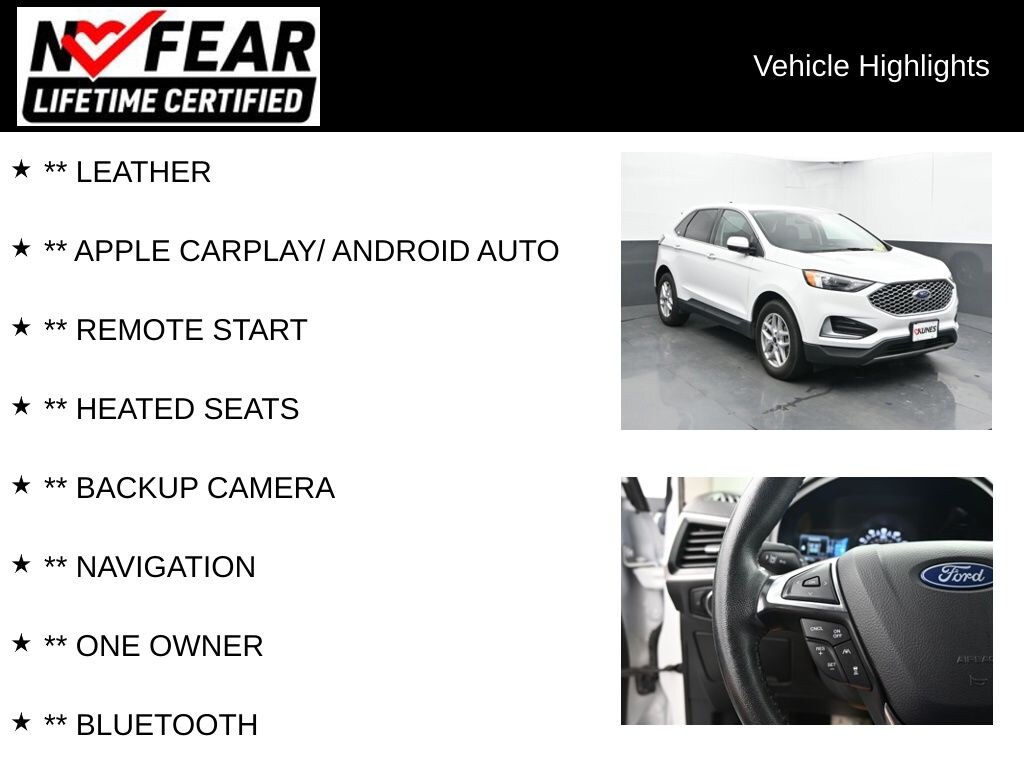 Certified 2024 Ford Edge SEL SUV