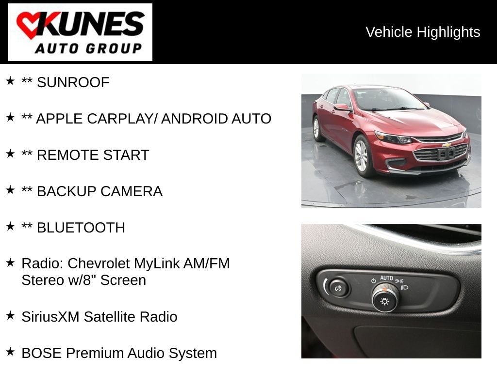 Used 2018 Chevrolet Malibu LT Sedan