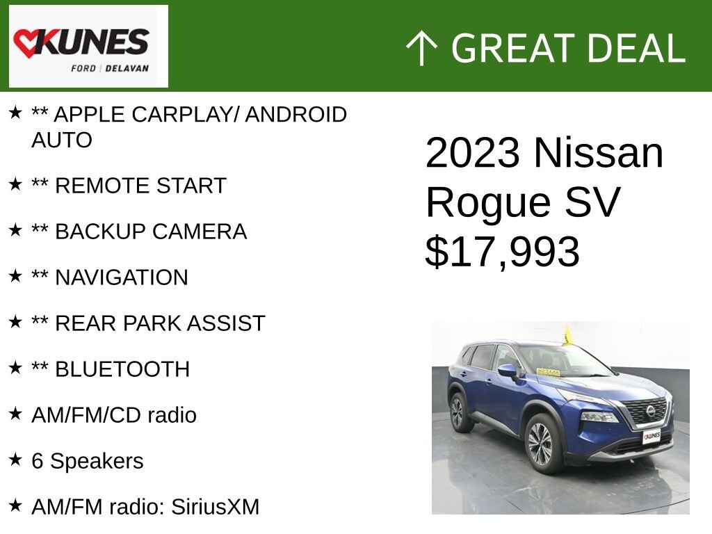Used 2023 Nissan Rogue SV SUV
