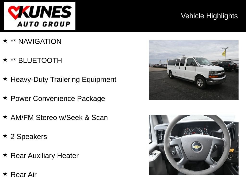 Used 2011 Chevrolet Express 3500 LT Passenger Van Extended Passenger Van