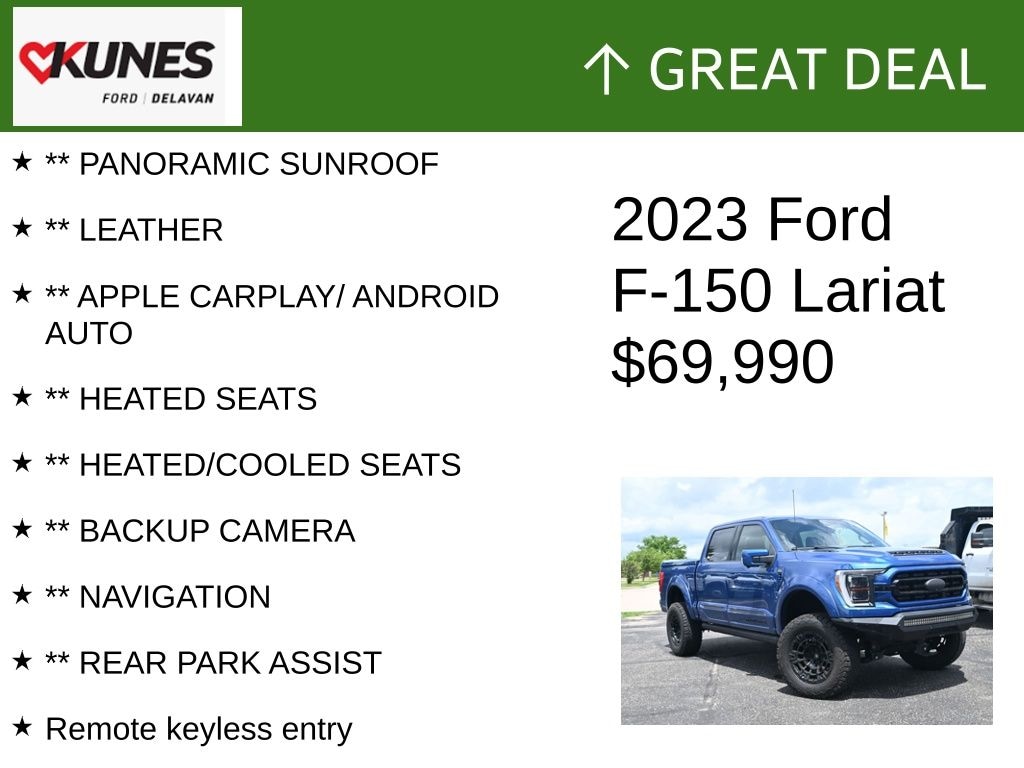 Certified 2023 Ford F-150 Black Ops Edition Truck SuperCrew Cab