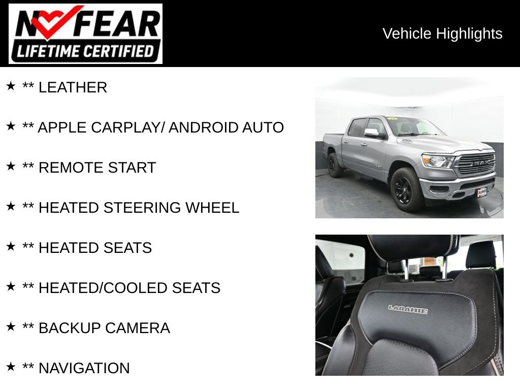 Certified 2024 RAM Ram 1500 Pickup Laramie with VIN 1C6SRFJT0RN224029 for sale in Delavan, WI