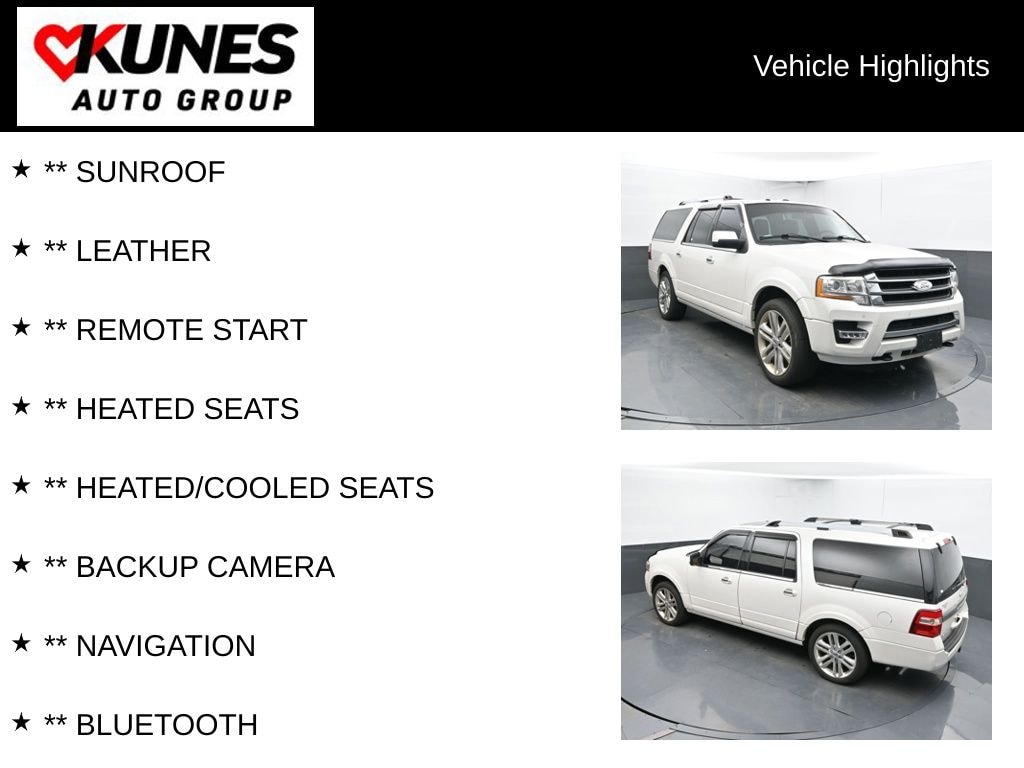 Used 2015 Ford Expedition EL Limited SUV