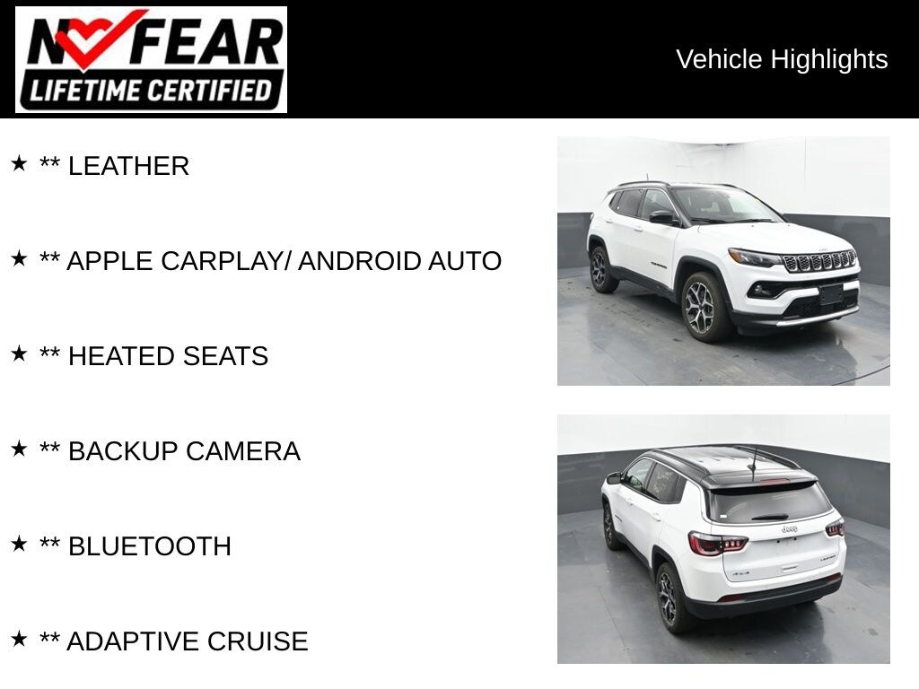 Certified 2025 Jeep Compass Limited SUV