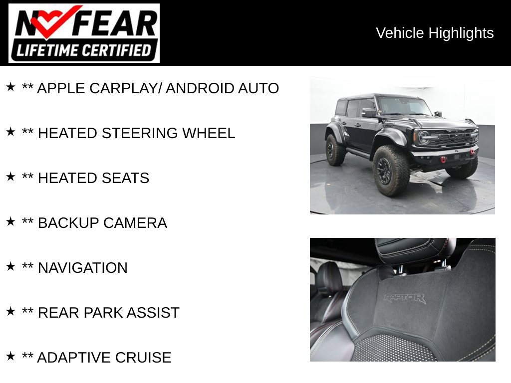 Used 2023 Ford Bronco Raptor SUV