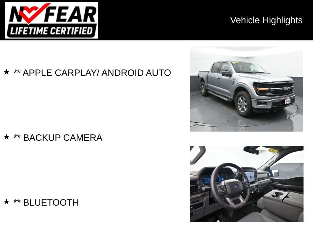 Certified 2025 Ford F-150 XLT Truck SuperCrew Cab
