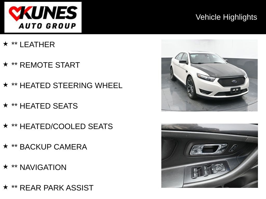 Used 2017 Ford Taurus SHO Sedan