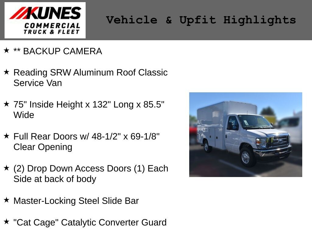 New 2025 Ford E-350 Cutaway Base Enclosed Service Body Truck