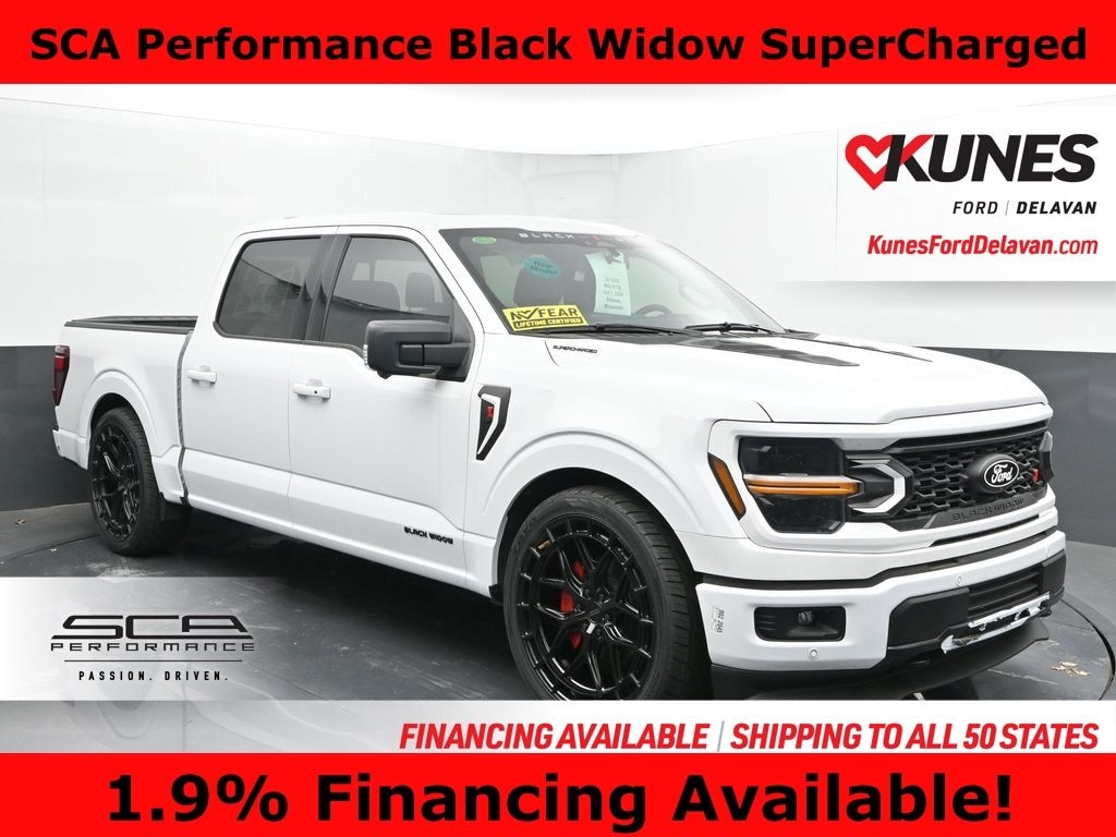 New 2024 Ford F-150 SCA Black Widow Supercharged Truck SuperCrew Cab