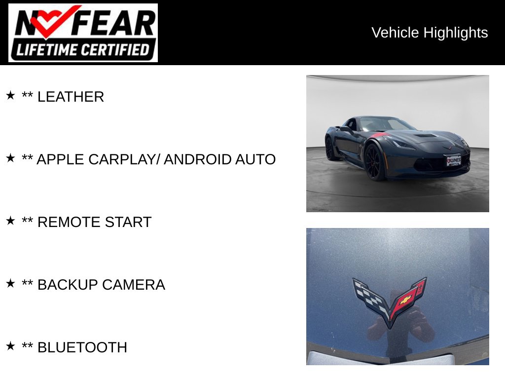 Used 2017 Chevrolet Corvette Grand Sport 1LT Coupe